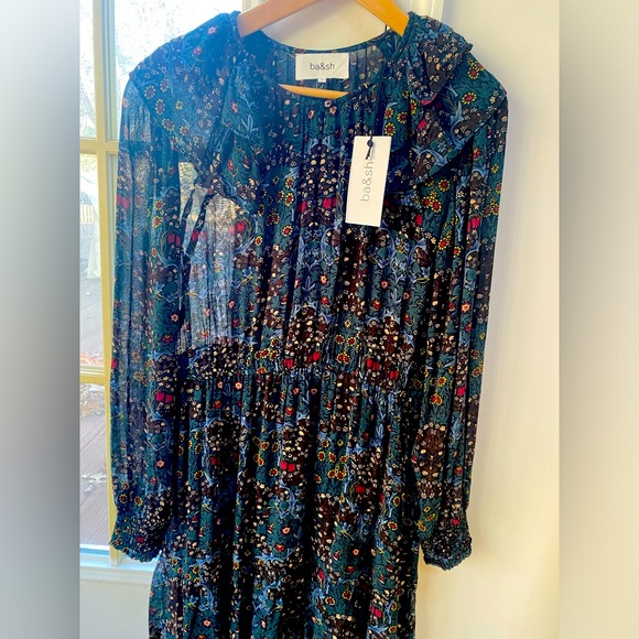 BRAND NEW with tags ba&sh women presley dress size 2 - Picture 2 of 4